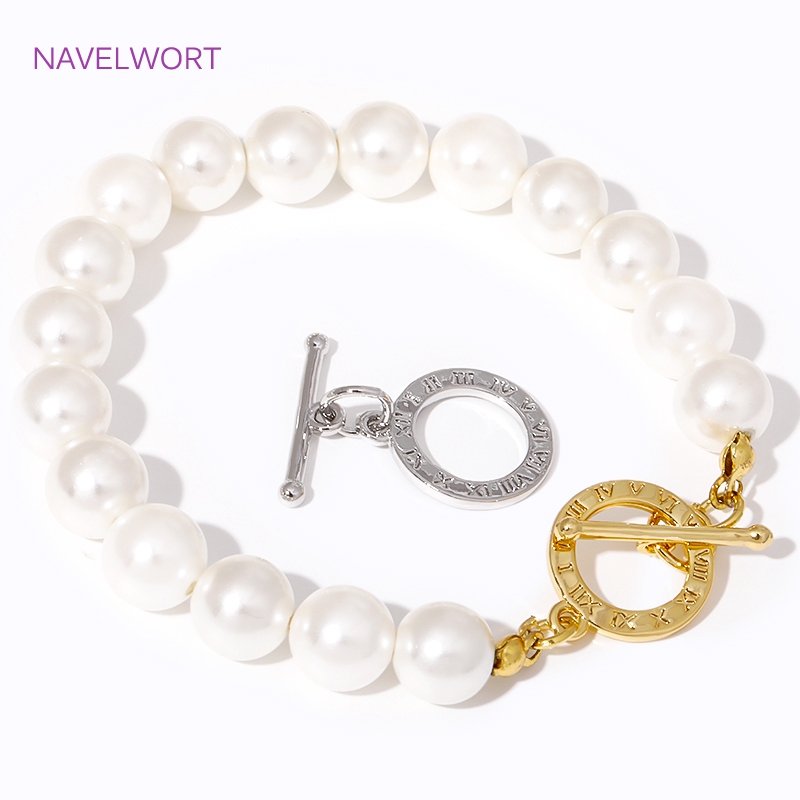 18K Gold Plated Round OT Clasp - Toggle Clasp Gold recension och pris