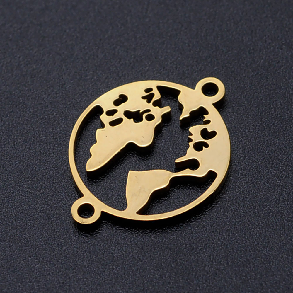 10pcs/lot World Map DIY Charms - Jewelry Making Game recension och pris