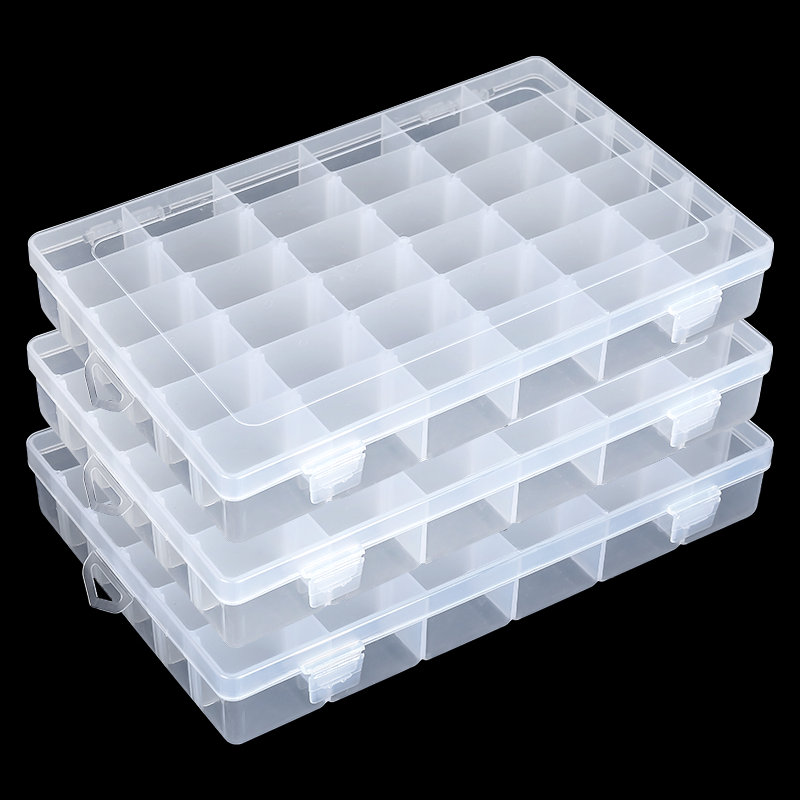 36 Grids Plastic Organizer Box - Jewelry Making Organizer recension och pris