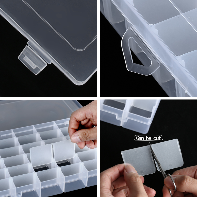 36 Grids Plastic Organizer Box - Jewelry Making Organizer recension och pris